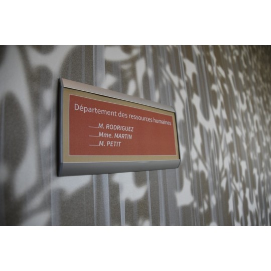 PLAQUE DE PORTE FLAT