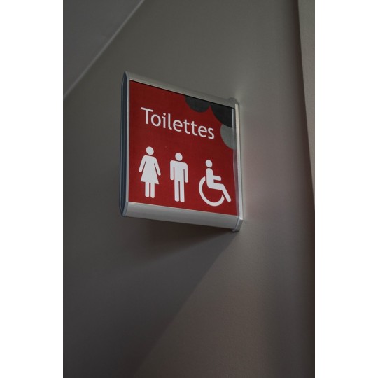 DRAPEAU MURAL DOUBLE FACE FLAT