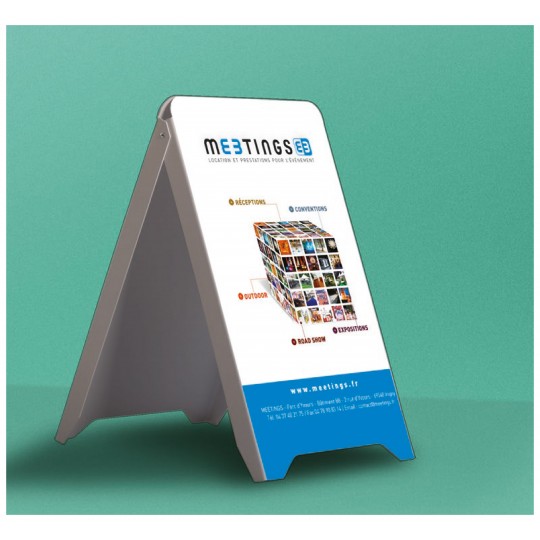 CHEVALET PVC 510 X 800 MM