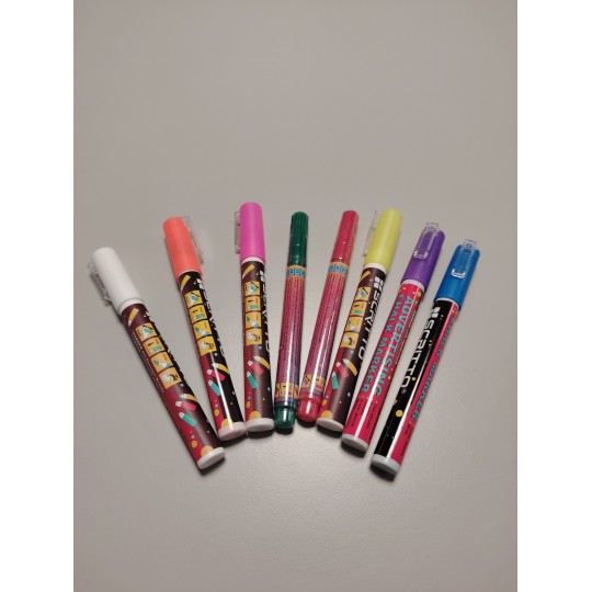 LOT DE 8 FEUTRES CRAIE 3MM